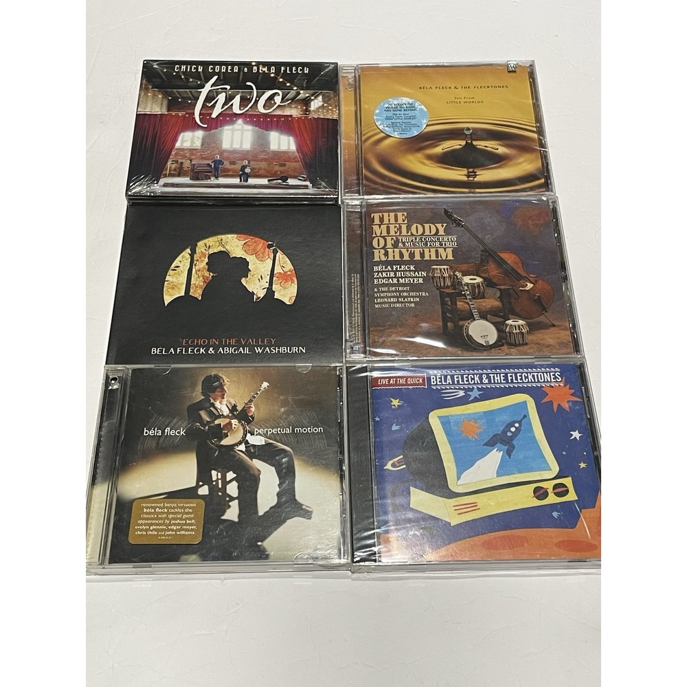 Bela Fleck CD Collection Lot of 6 Flecktones Two Echo In The Valley Jazz Banjo